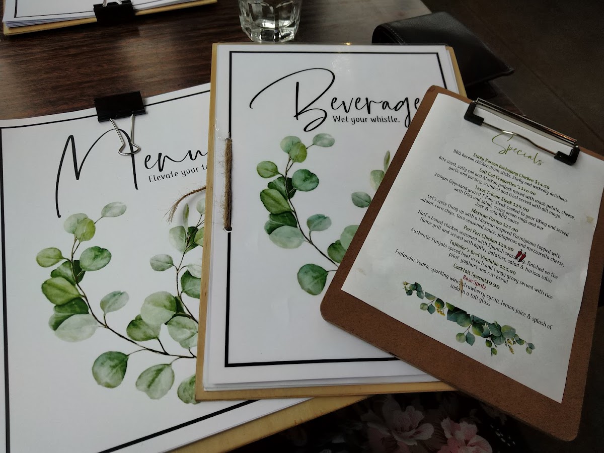 Menu Elevation @ Emerald-7